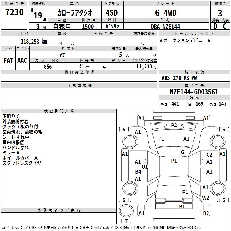 TOYOTA COROLLA AXIO