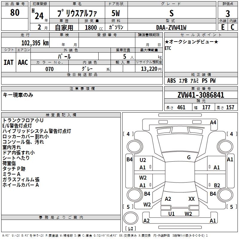 TOYOTA PRIUS ALPHA
