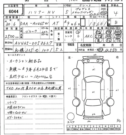 TOYOTA HARRIER
