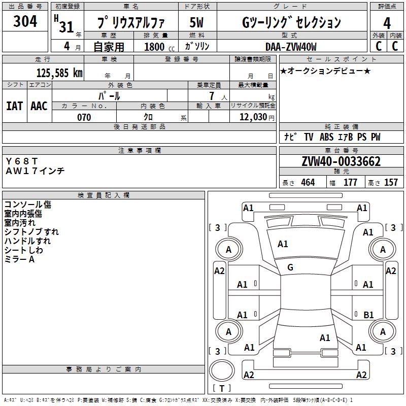 TOYOTA PRIUS ALPHA