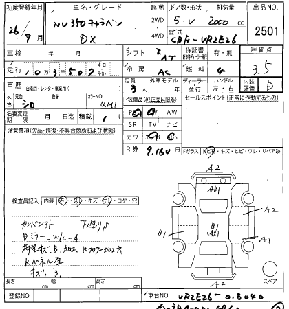 NISSAN NV350 CARAVAN