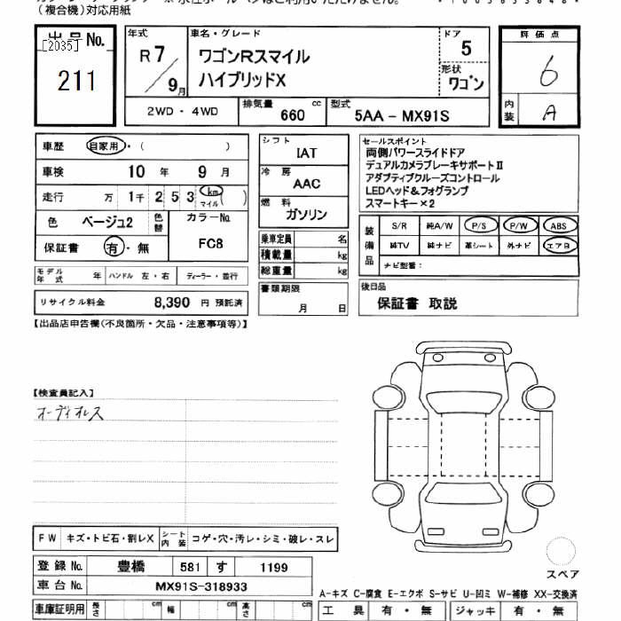 SUZUKI WAGON R SMILE