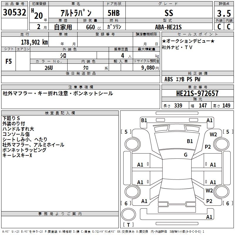 SUZUKI ALTO LAPIN