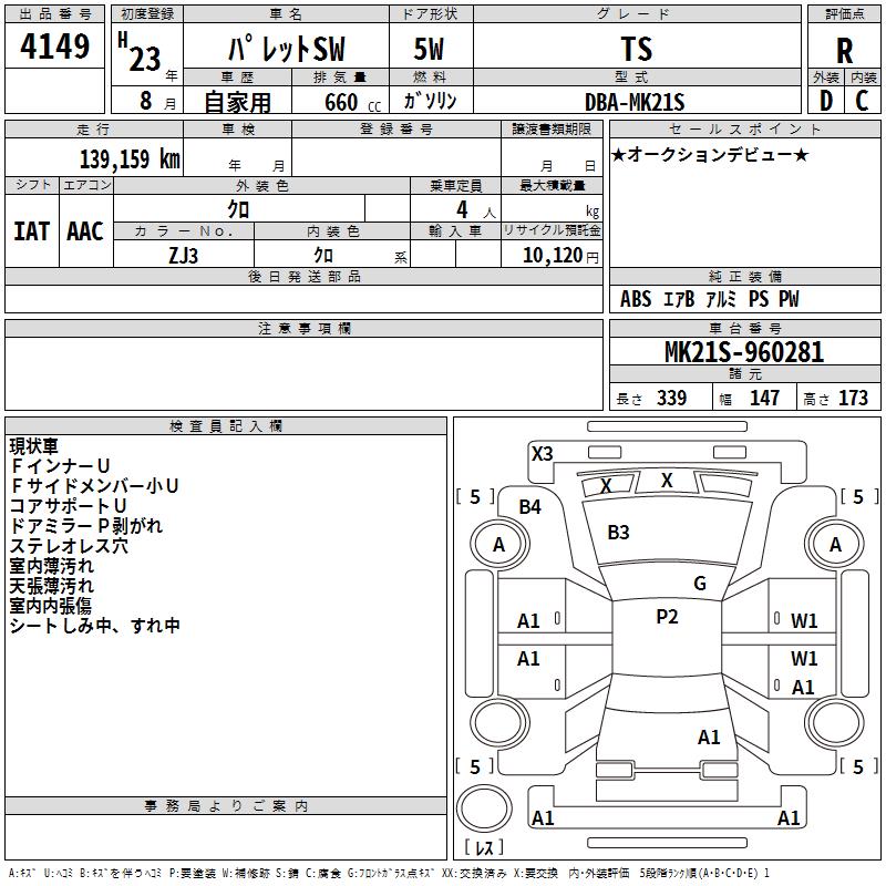 SUZUKI PALETTE