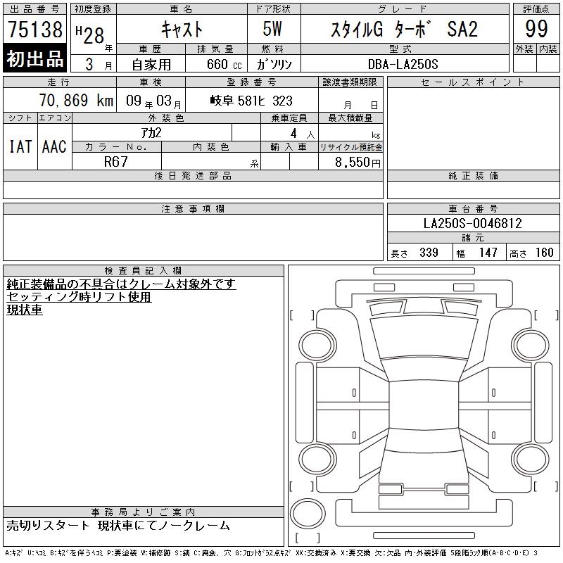 DAIHATSU CAST