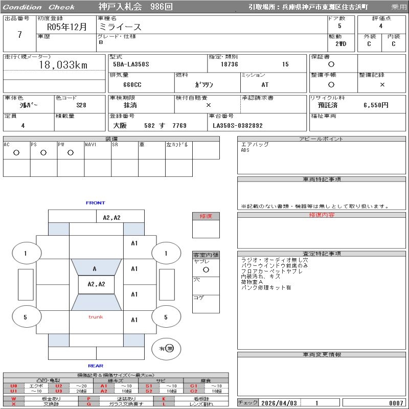 DAIHATSU MIRA E:S
