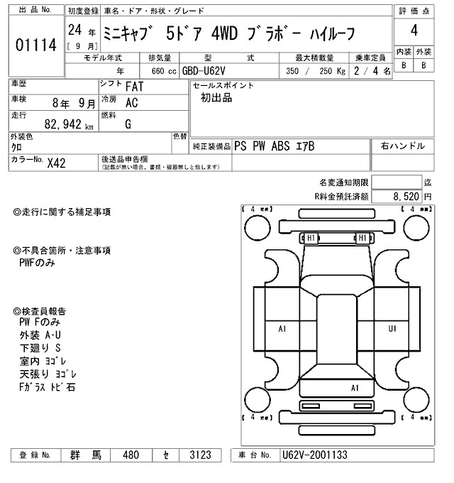 MITSUBISHI MINICAB