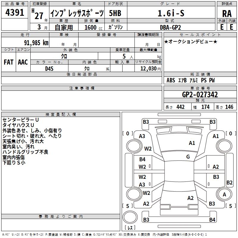 SUBARU IMPREZA