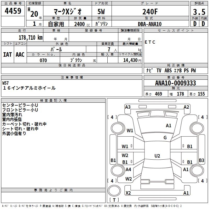 TOYOTA MARK X ZIO