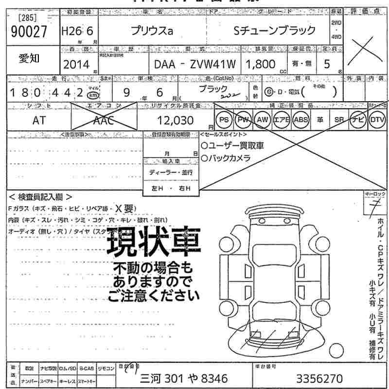 TOYOTA PRIUS ALPHA