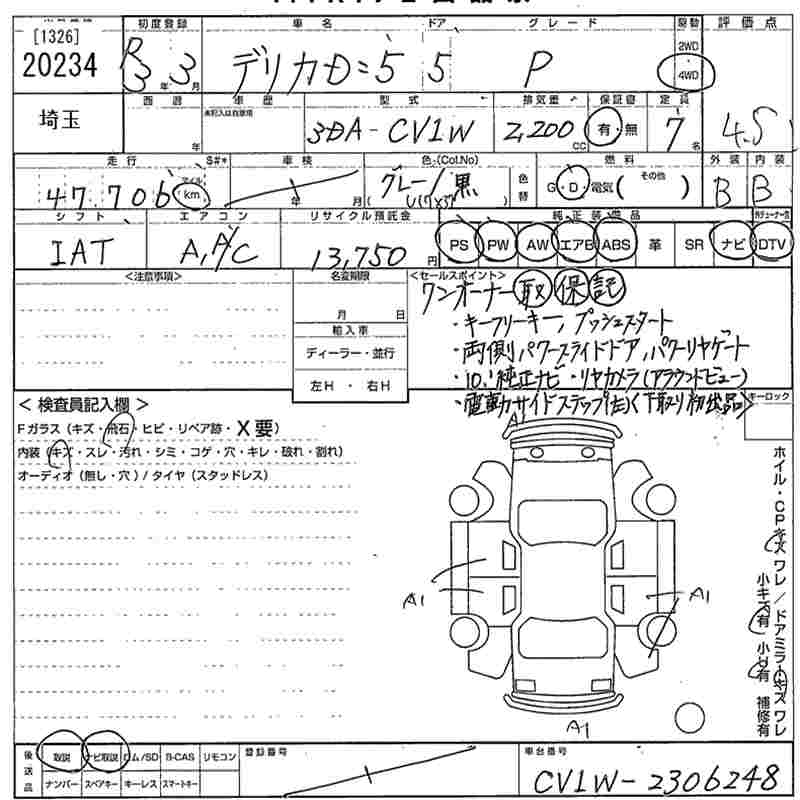 MITSUBISHI DELICA D:5