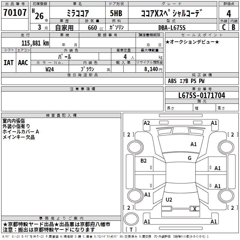 DAIHATSU MIRA COCOA