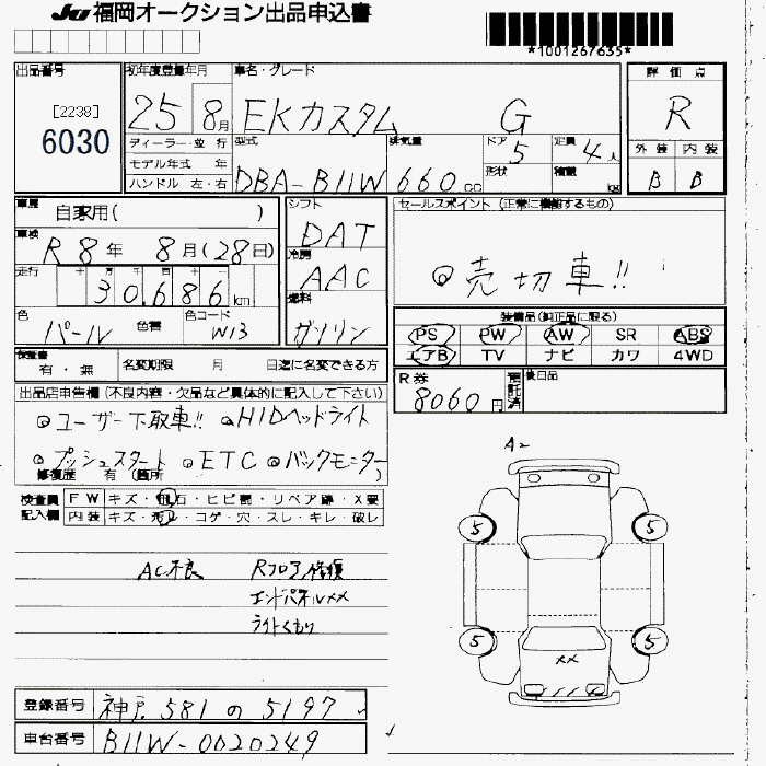 MITSUBISHI EK CUSTOM