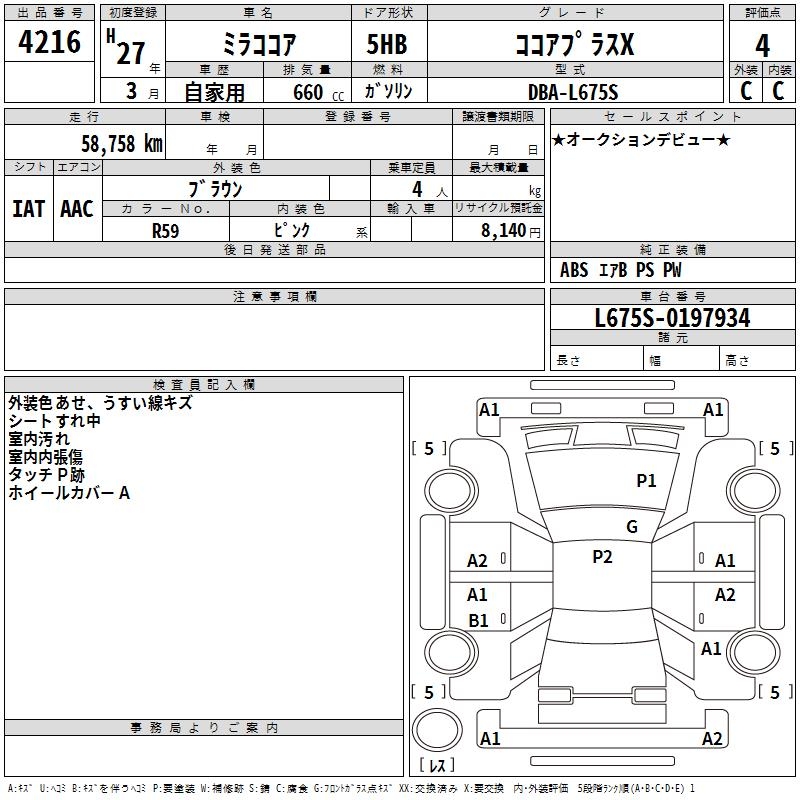 DAIHATSU MIRA COCOA