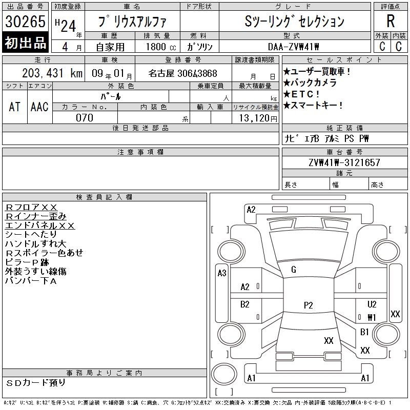 TOYOTA PRIUS ALPHA