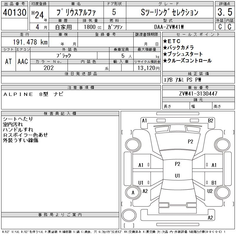 TOYOTA PRIUS ALPHA