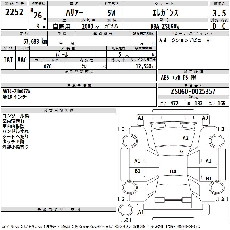 TOYOTA HARRIER