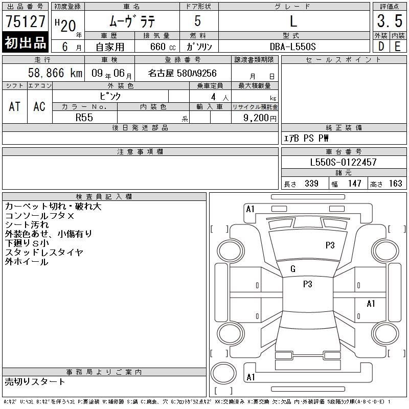 DAIHATSU MOVE LATTE