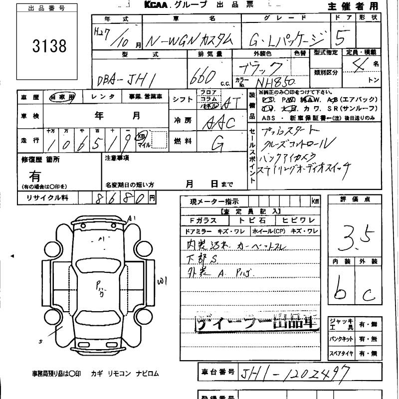 HONDA N-WGN