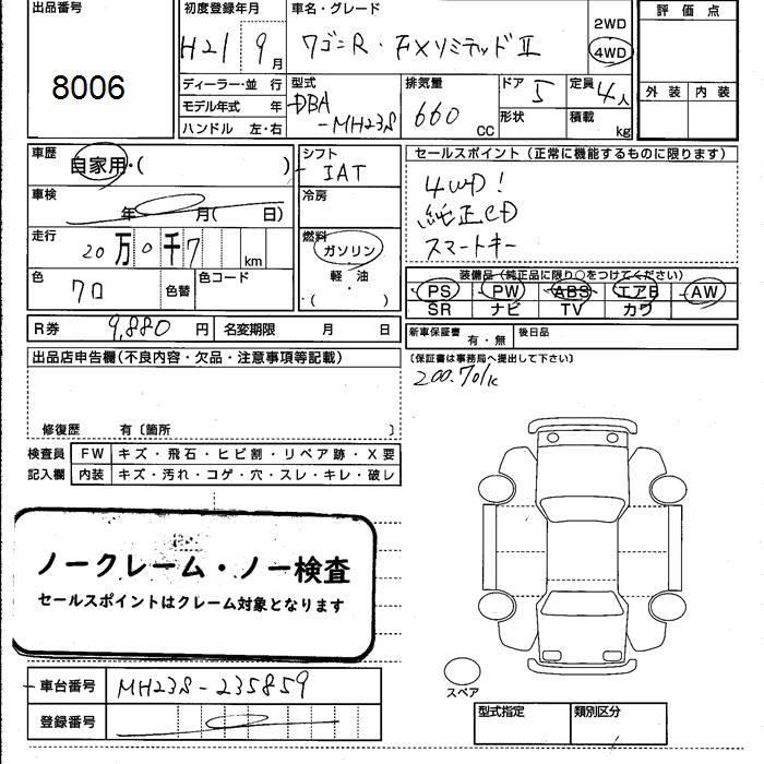 SUZUKI WAGON R