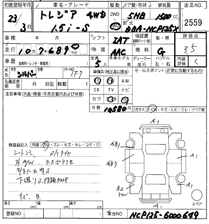 SUBARU TREZIA