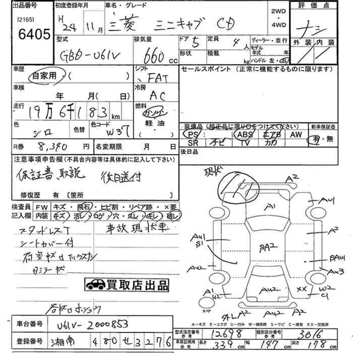 MITSUBISHI MINICAB