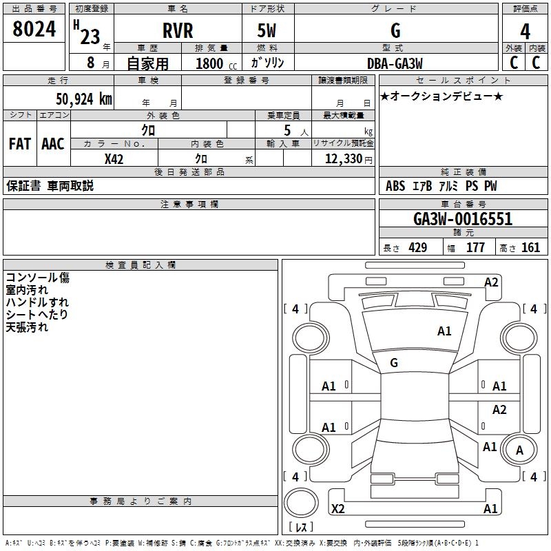 MITSUBISHI RVR