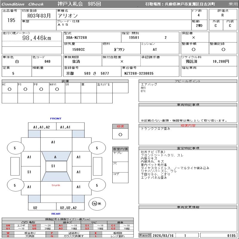 TOYOTA ALLION