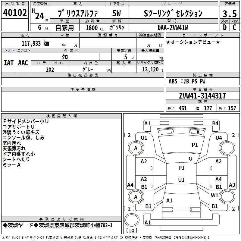TOYOTA PRIUS ALPHA