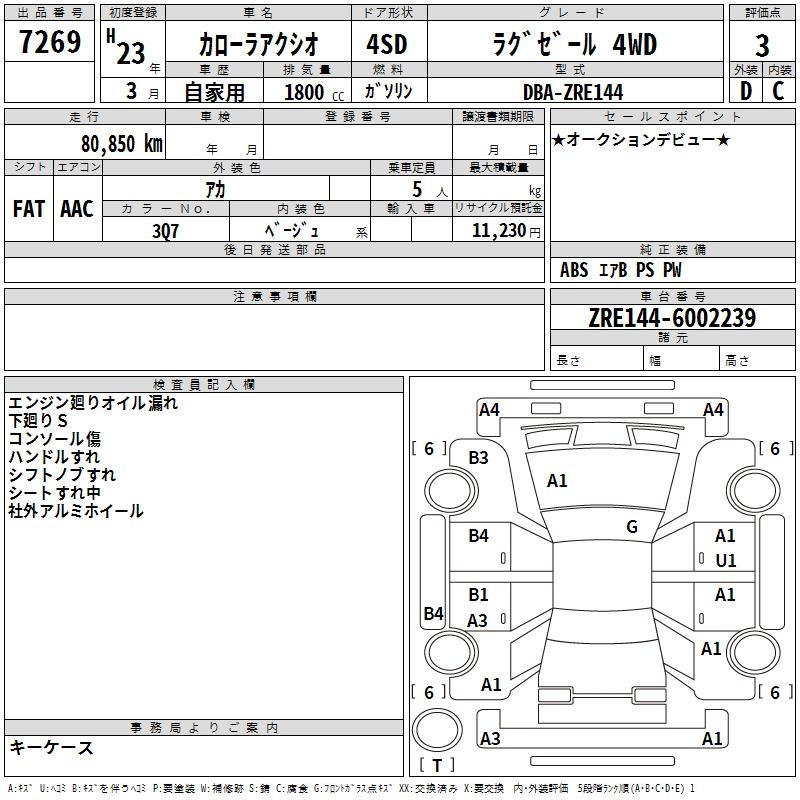 TOYOTA COROLLA AXIO