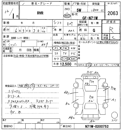 MITSUBISHI RVR