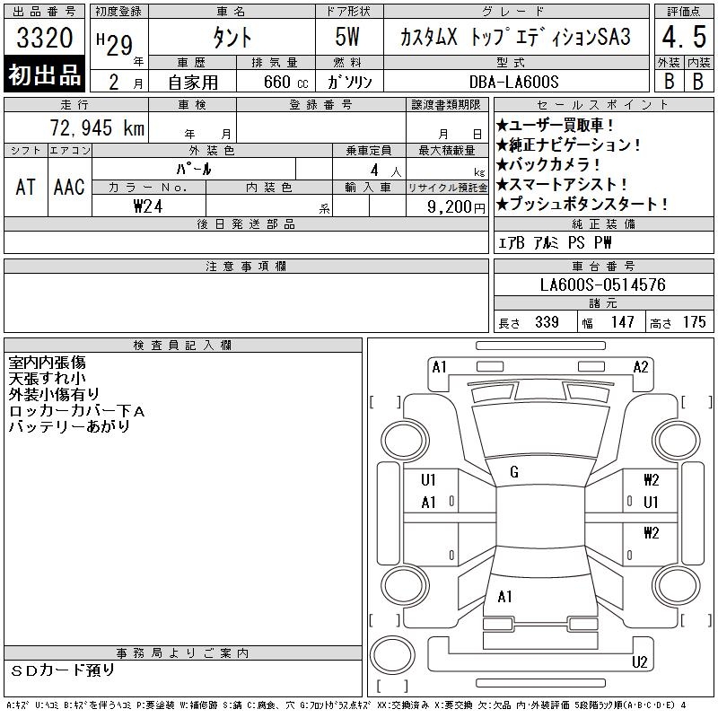 DAIHATSU TANTO