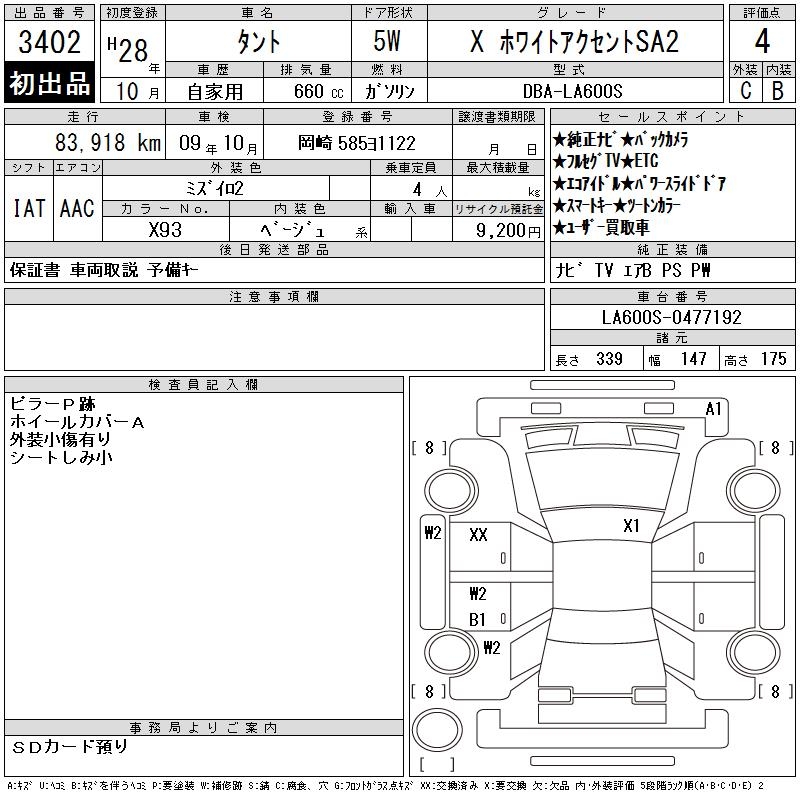 DAIHATSU TANTO