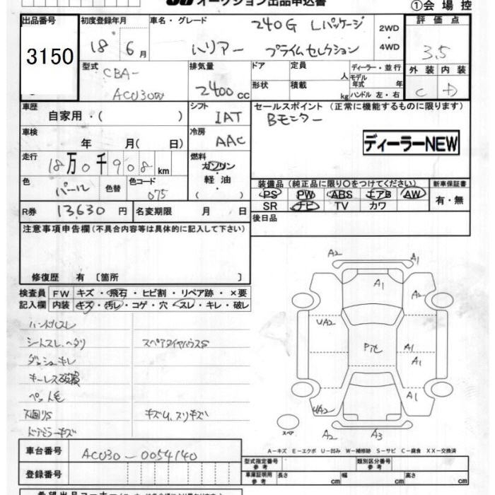 TOYOTA HARRIER