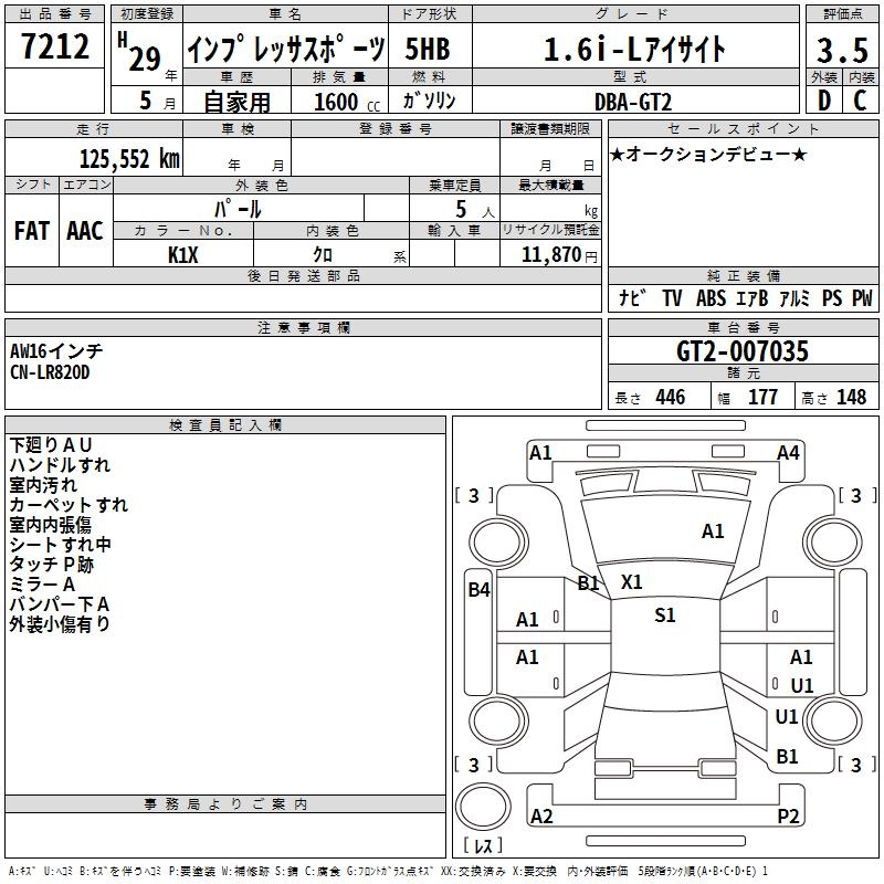 SUBARU IMPREZA