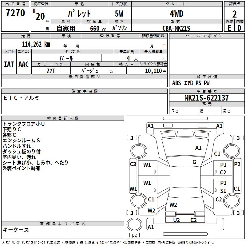 SUZUKI PALETTE