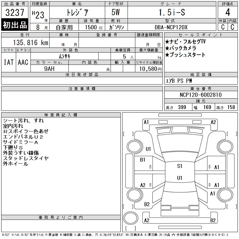 SUBARU TREZIA