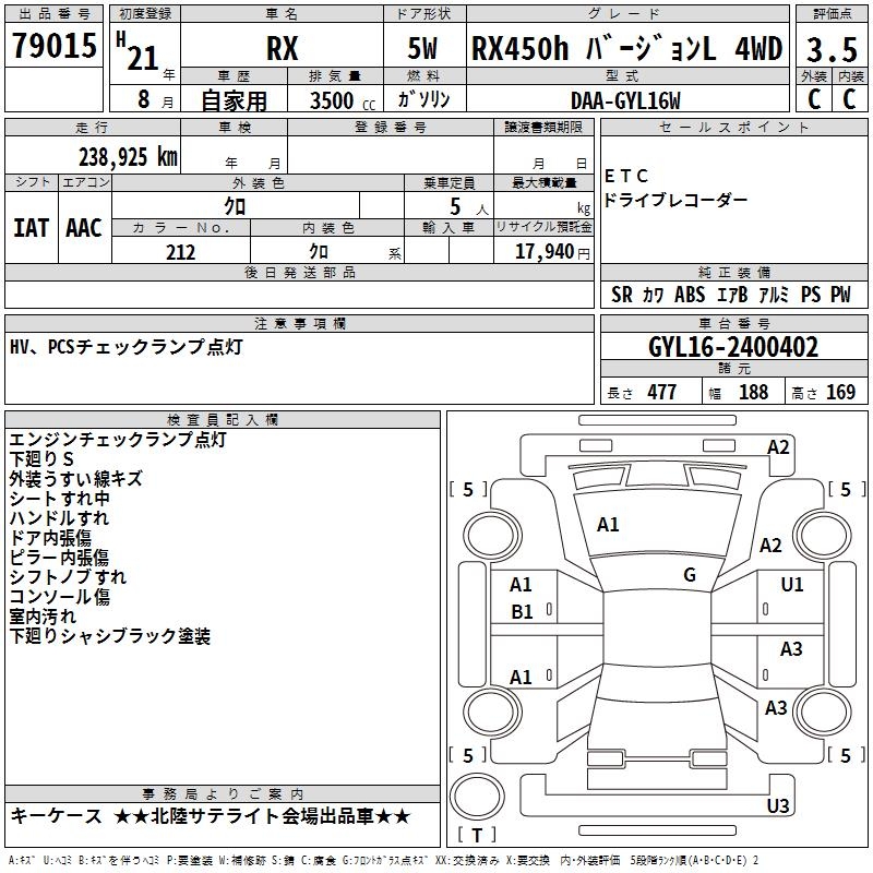 LEXUS RX450H