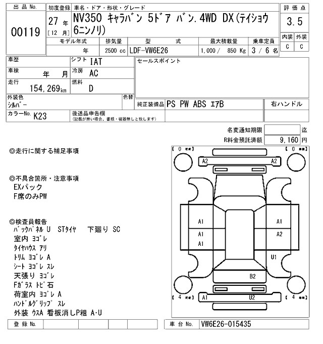 NISSAN NV350 CARAVAN