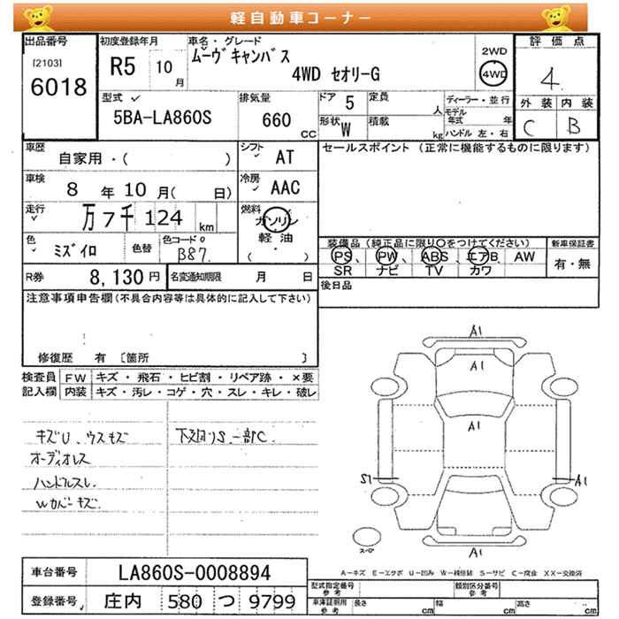 DAIHATSU MOVE CANBUS