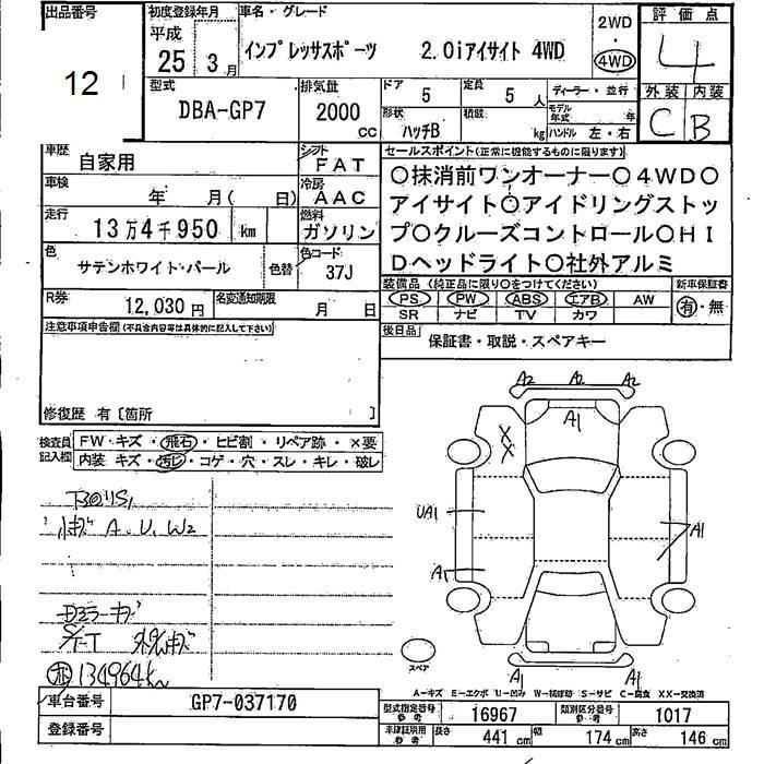 SUBARU XV