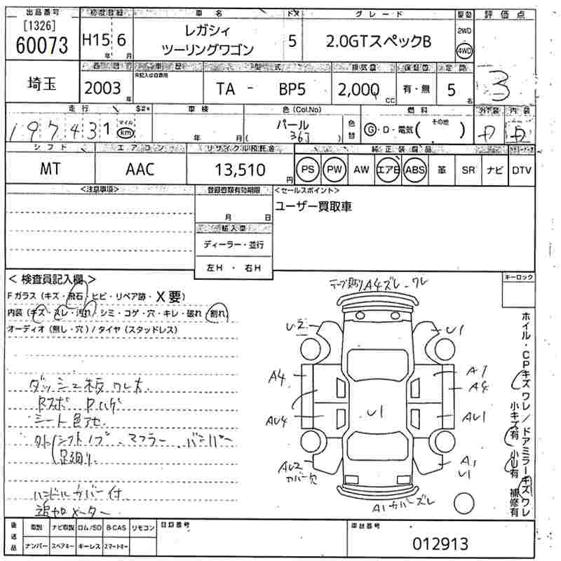 SUBARU LEGACY