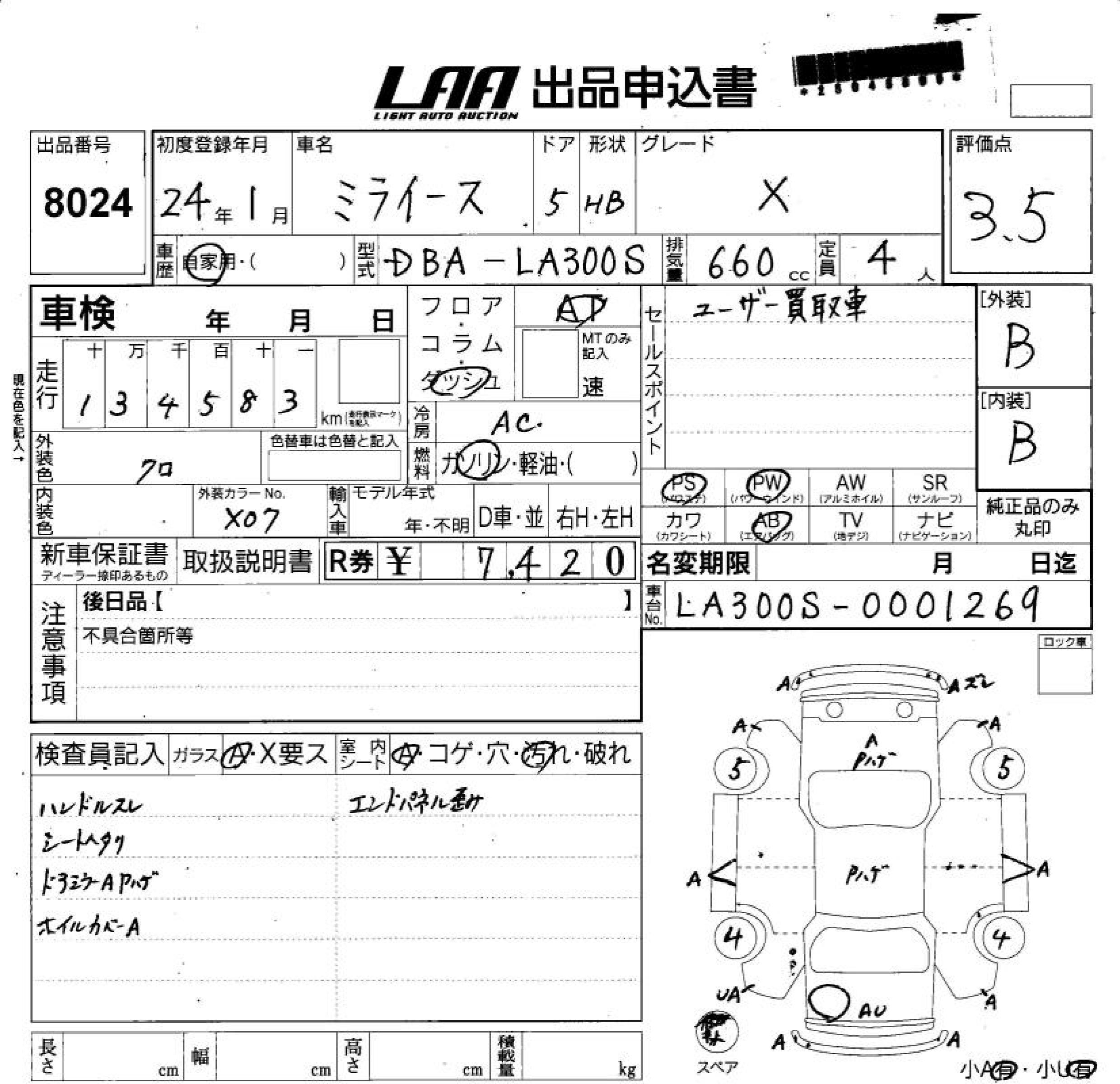 DAIHATSU MIRA E:S