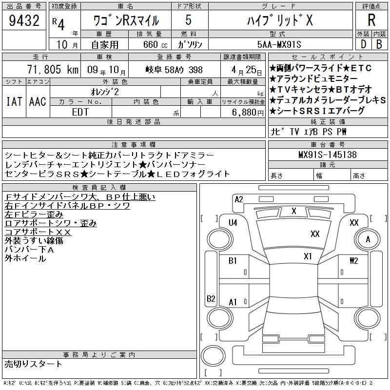 SUZUKI WAGON R SMILE