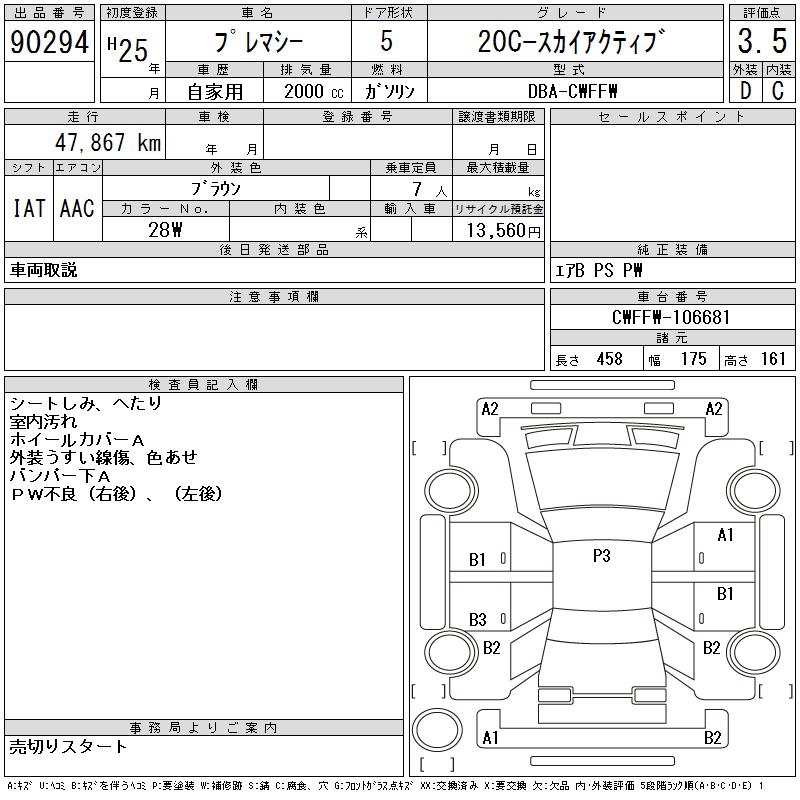 MAZDA PREMACY