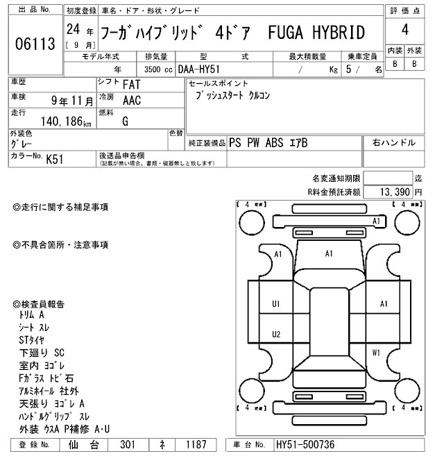 NISSAN FUGA