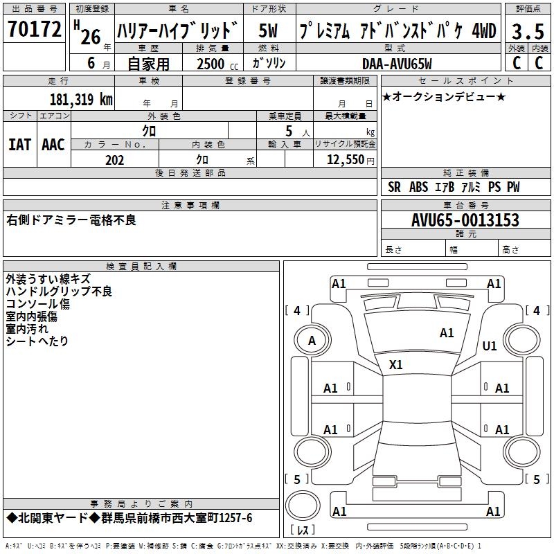 TOYOTA HARRIER