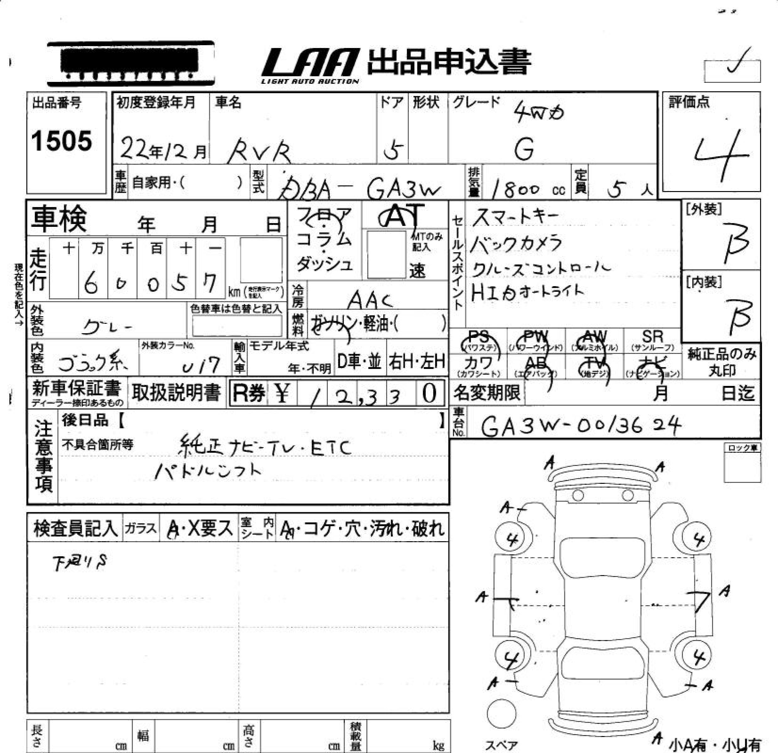 MITSUBISHI RVR