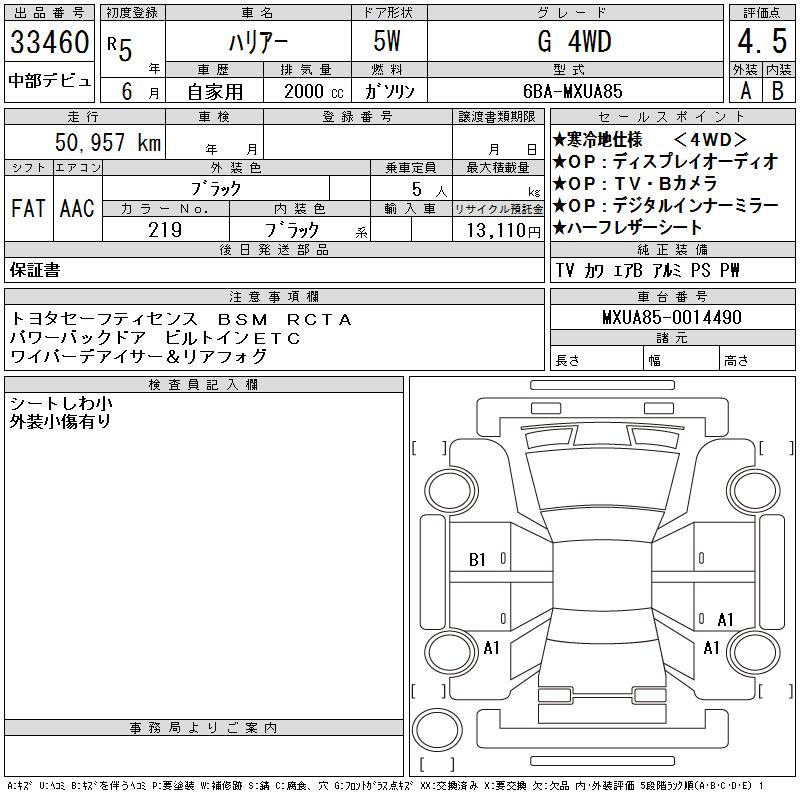 TOYOTA HARRIER
