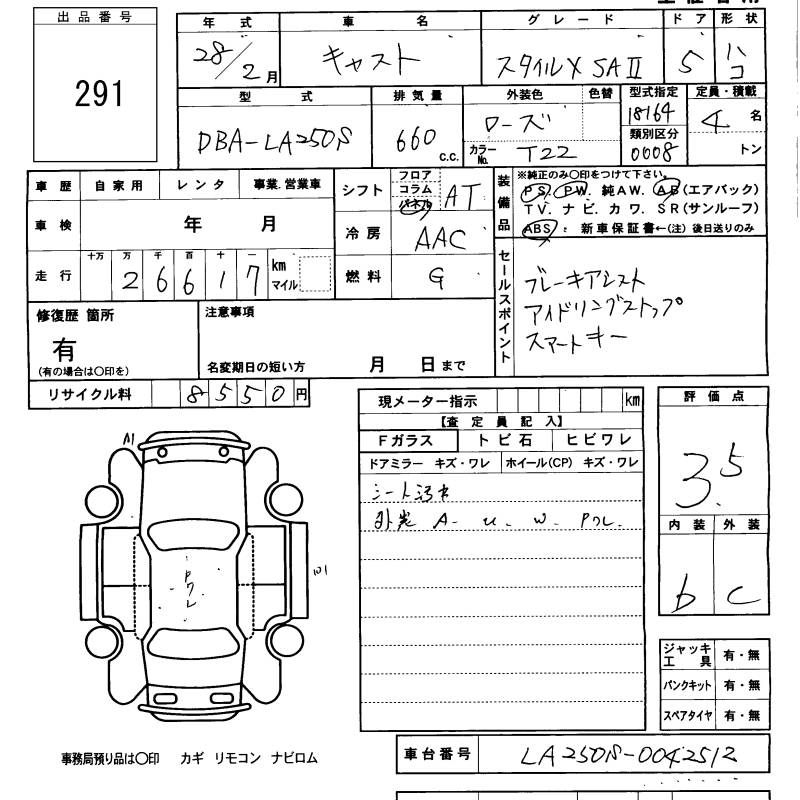 DAIHATSU CAST